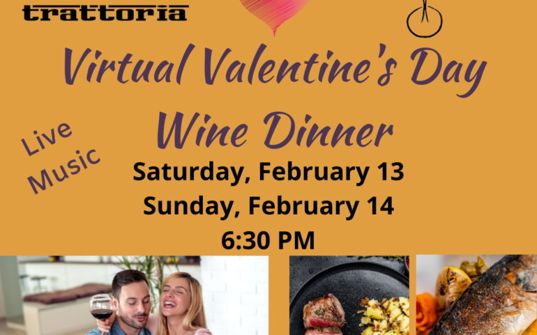 Virtual Valentine’s Day Wine Dinner (Sunday Night)