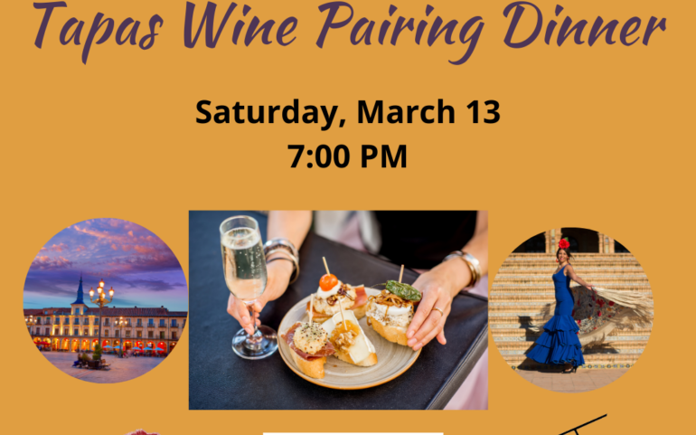 Flavours of Spain: Tapas Wine Pairing Dinner