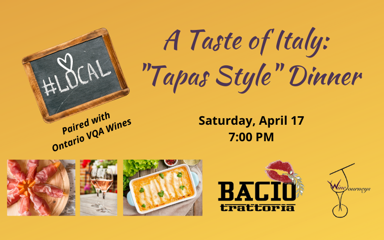 A Taste of Italy: “Tapas Style” Dinner